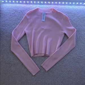 NWT Brandy Melville Pink Mockneck